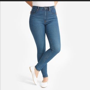Everlane authentic stretch high-rise skinny jeans